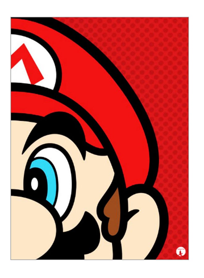 BP Printed Decorative Wall Art Plate Multicolour 20cm