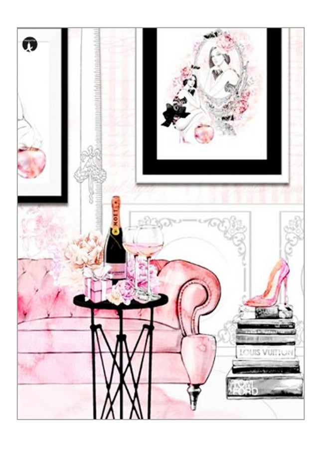 BP Printed Decorative Wall Art Plate Multicolour 20cm