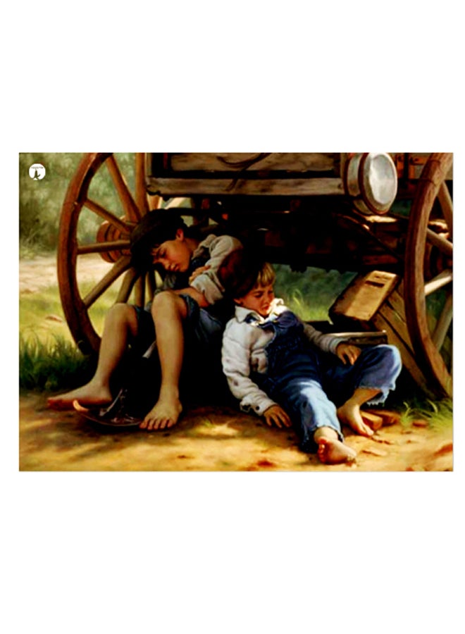 BP Printed Decorative Wall Art Plate Multicolour 20cm