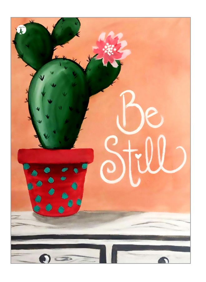 بي بي لوحة فنية للزينة مزينة بطبعة متعدد الألوان 20سم