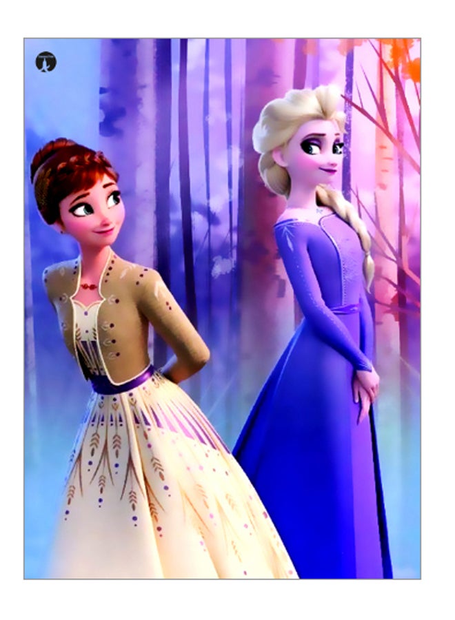 لوحة فنية للزينة مزينة بطبعة متعدد الألوان 20سم