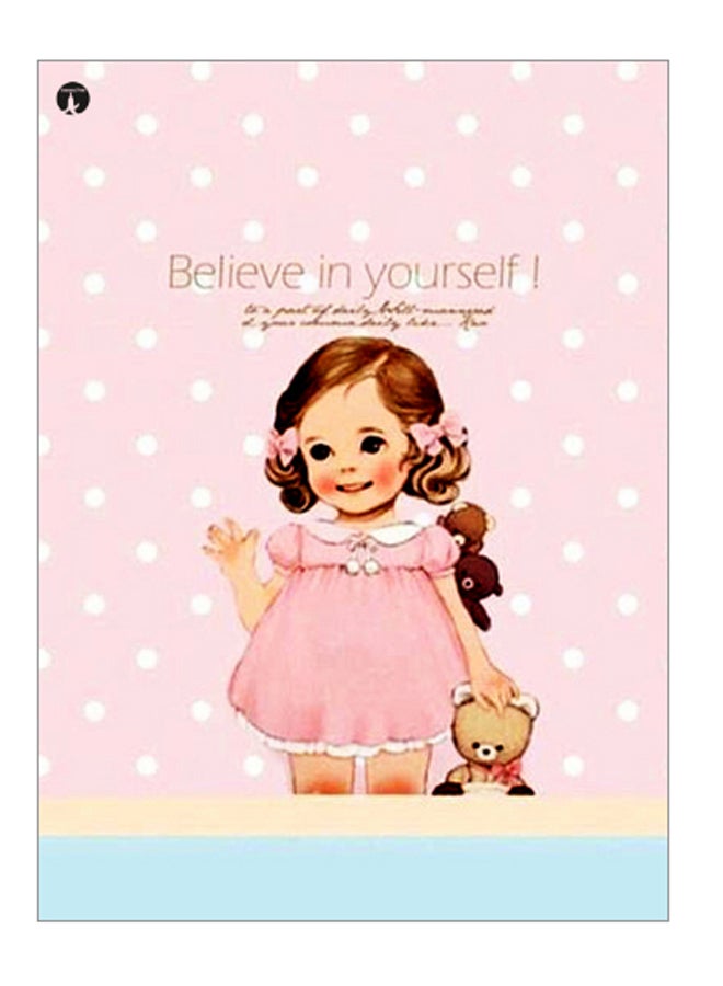 لوحة فنية للزينة مزينة بطبعة متعدد الألوان 20سم