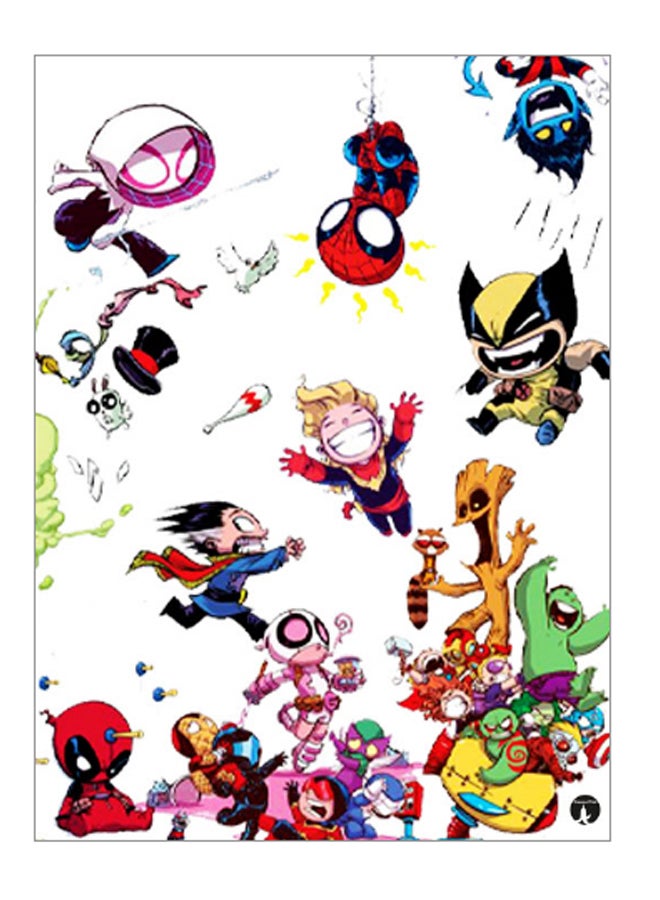 BP Printed Decorative Wall Art Plate Multicolour 20cm