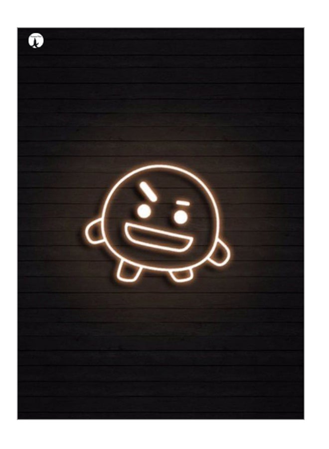 BP Printed Decorative Wall Art Plate Black/White 20cm