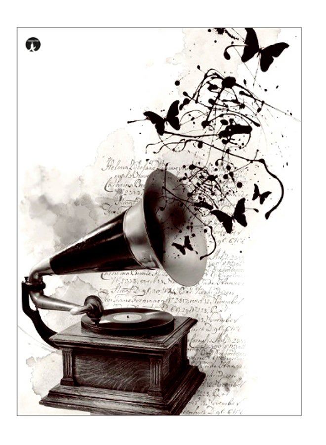 BP Printed Decorative Wall Art Plate Multicolour 20cm