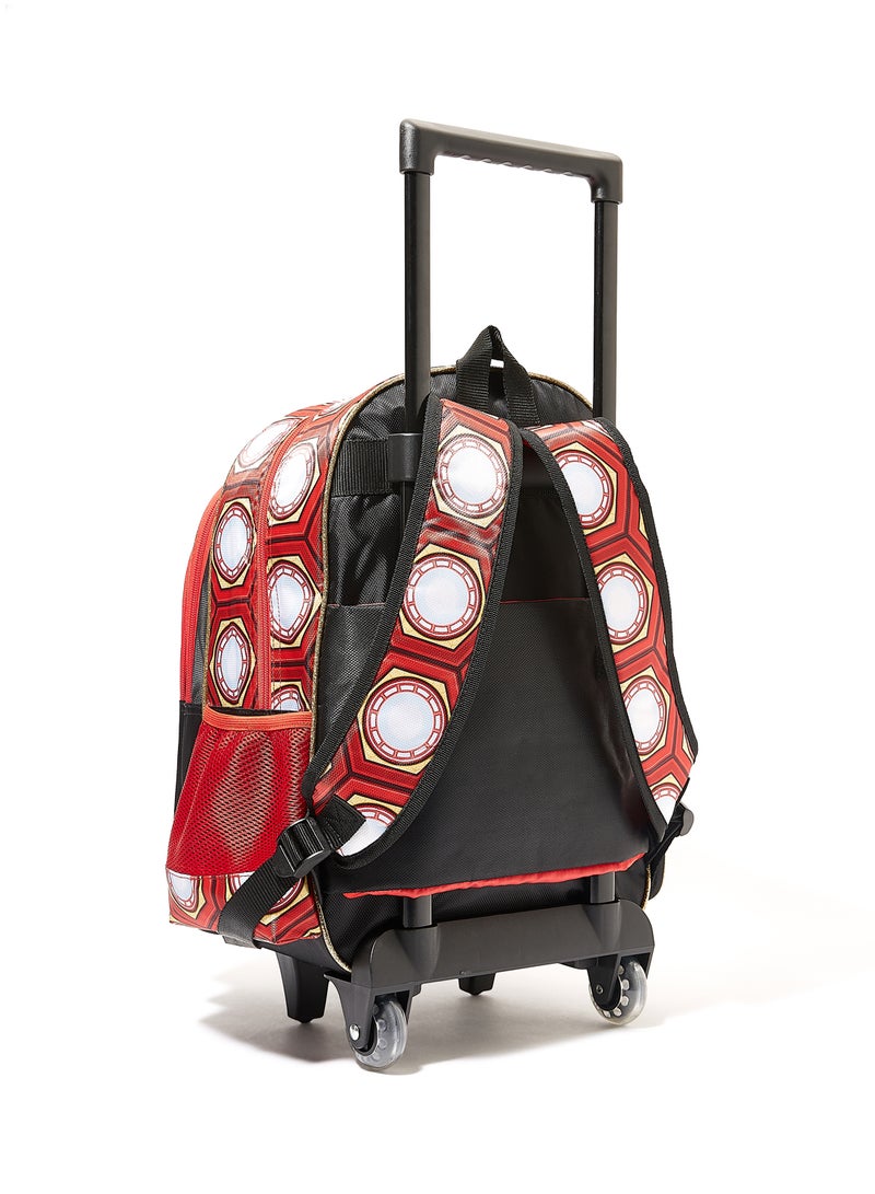 MARVEL - Boys Ironman Trolley Backpack 16 inch Red - Image 1