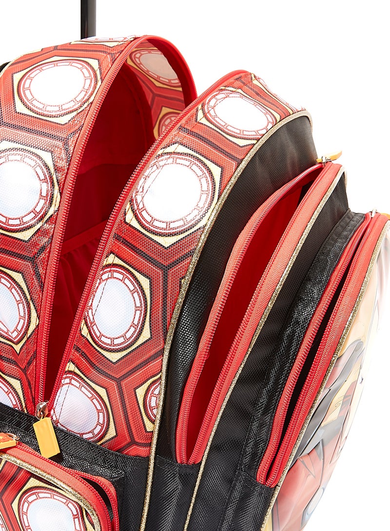 MARVEL - Boys Ironman Trolley Backpack 16 inch Red - Image 1