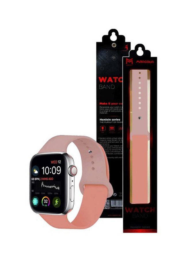 MARGOUN - Henlein Series Replacement Band For Apple Watch 42/44 mm Pink - Image 1
