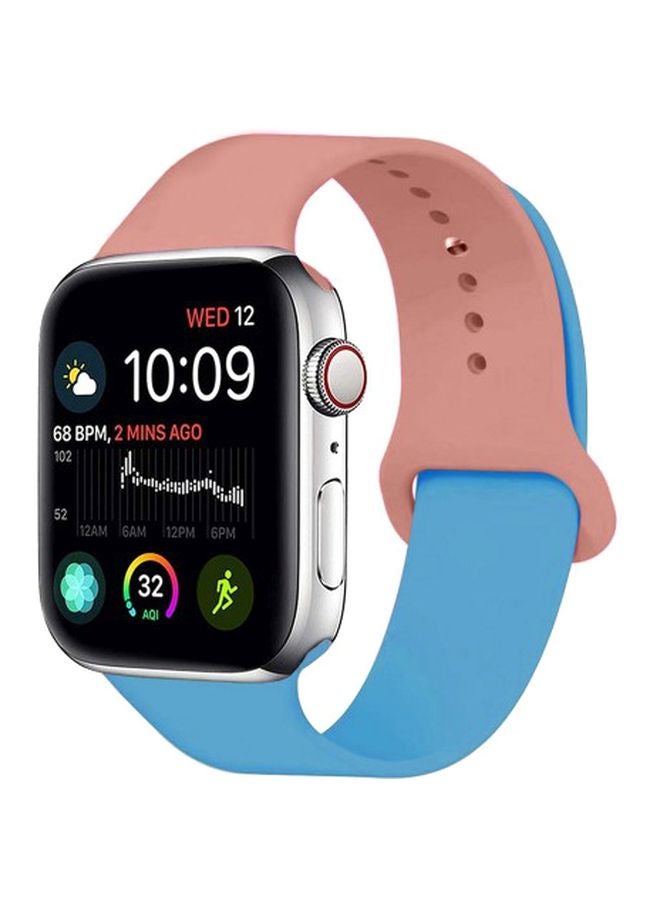 MARGOUN - Henlein Series Replacement Band For Apple Watch 42/44 mm Pink/Blue - Image 1