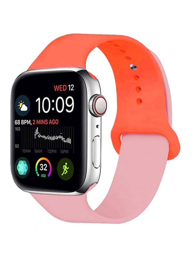 MARGOUN Henlein Series Replacement Band For Apple Watch 42/44 mm Coral/Pink - Image 1