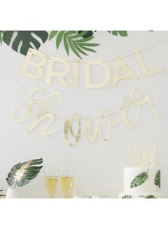 Ginger Ray 2-Piece Bridal Shower Bunting Set 1.5meter  - Image 2