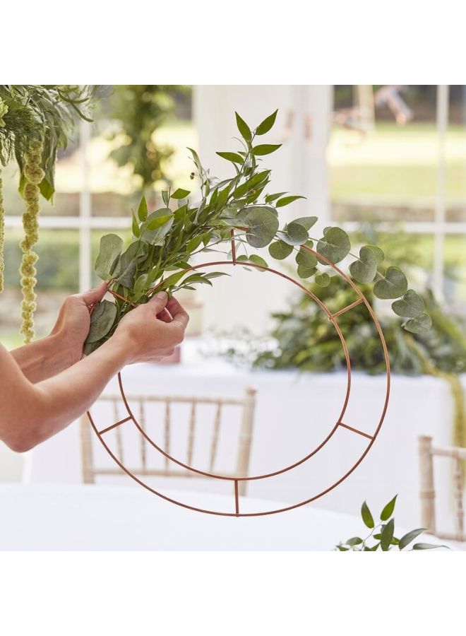 Ginger Ray Bronze Hanging Chandelier Hoop 40cm  - Image 2