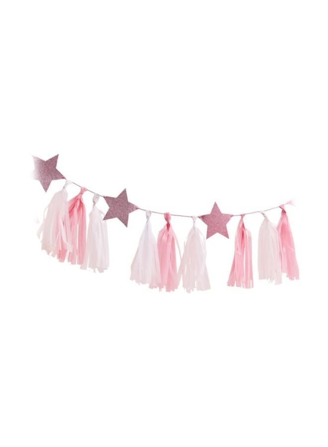 Ginger Ray Glitter Stars Tassel Confetti 2meter - Image 1