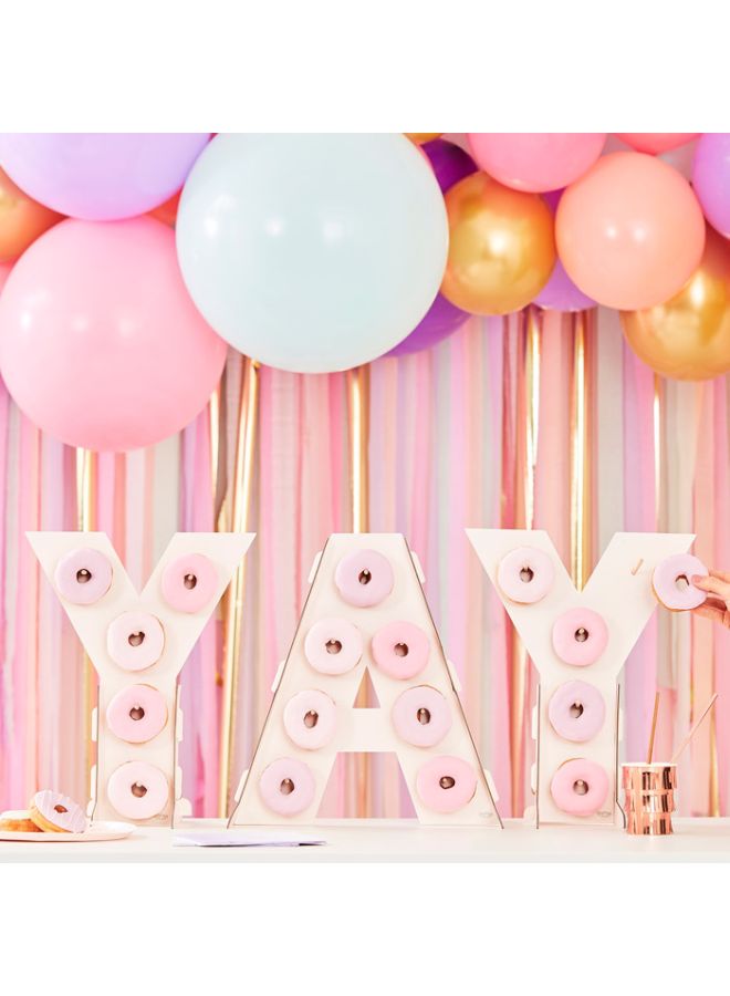 جينجر راي حامل جداري بتصميم دونات بلون متدرج 40x24سم - Image 3