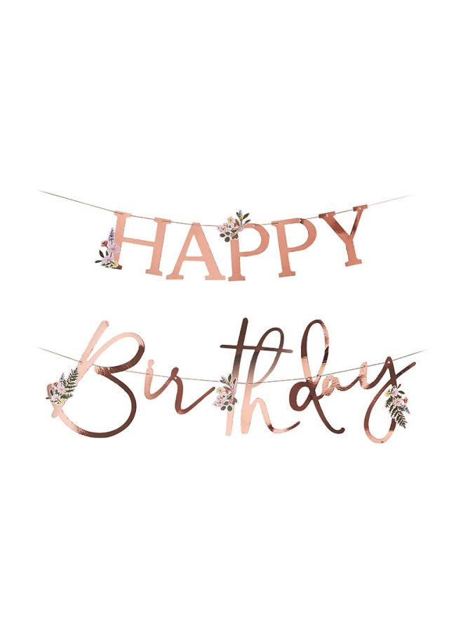 Ginger Ray Happy Birthday Banner 200cm - Image 1