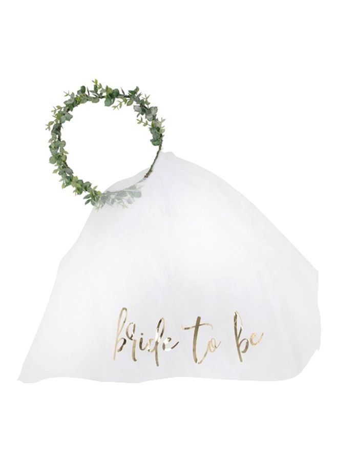 Ginger Ray Eucalyptus Bride To Be Veil - Image 1