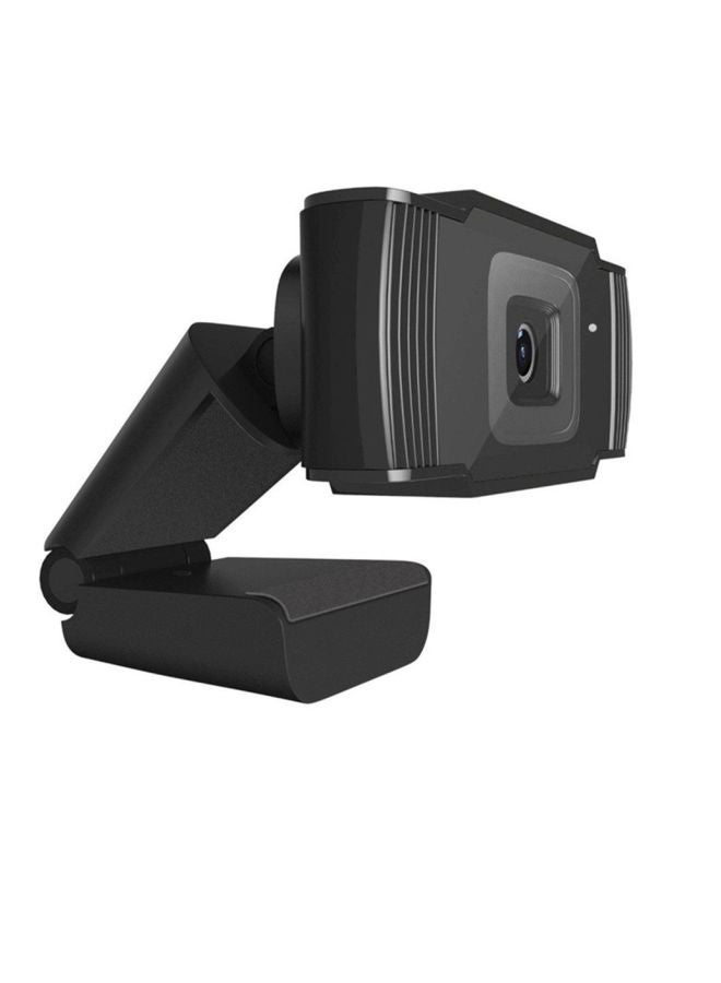 Wide-Angle HD Webcam With Extension Cable Black - Image 3