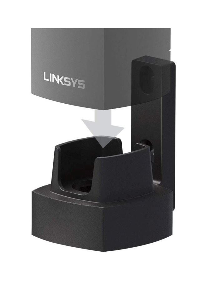 LINKSYS - Wha0301B Velop Whole Home Wifi Mesh System Wall Mount (Node Holder, 1-Pack, Works With Velop Tri-Band Nodes, Black) Black - Image 1