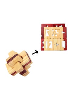 Toys Wooden Kong Ming Luban Lock Stacking Block ABC016  - Image 2