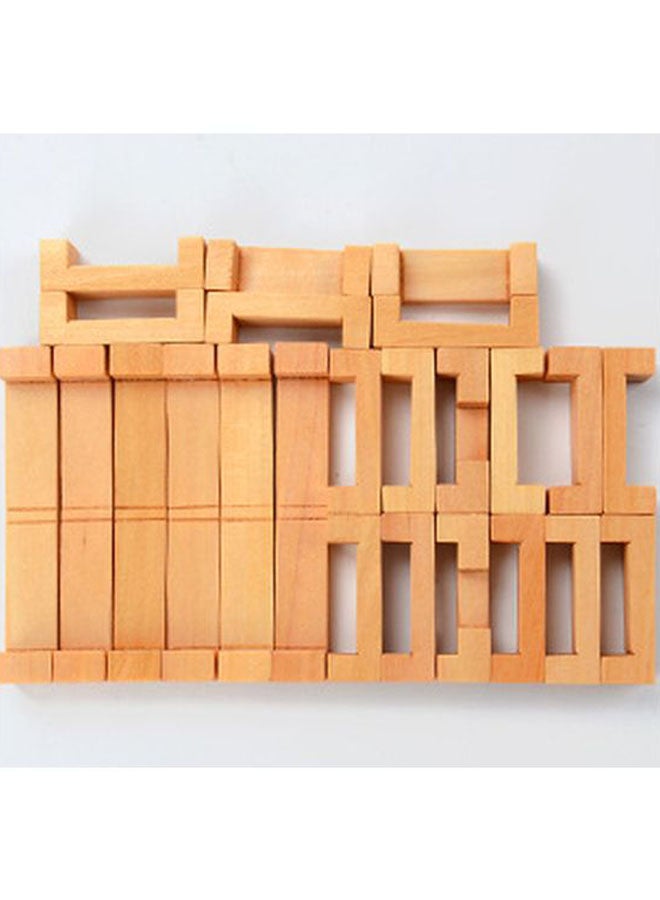Toys Wooden Kong Mingluban Lock Stacking Blocks ABC022  - Image 3