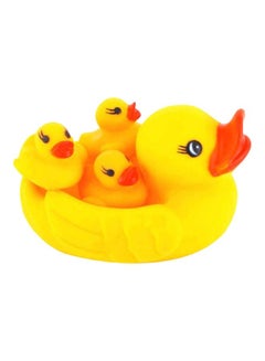 Toys 4-Piece Duck Bath Toy 11x8x5cm  - Image 1