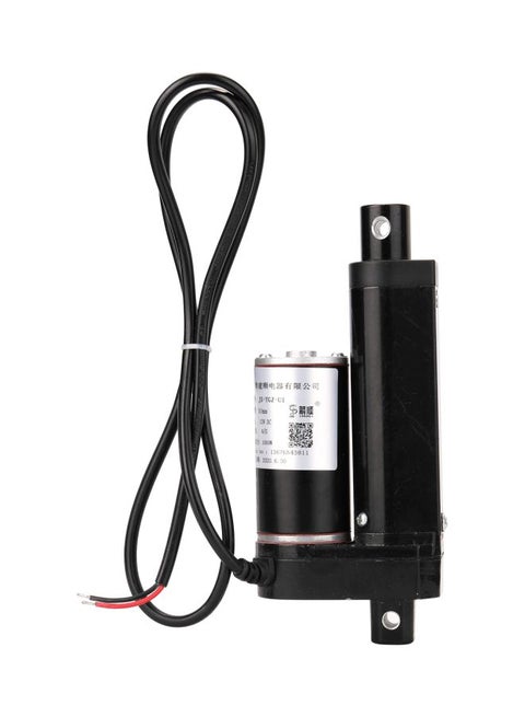 1000N Electric Motor Linear Actuator With Limit Switch JS-TGZ-U1 Black/Silver 50mm