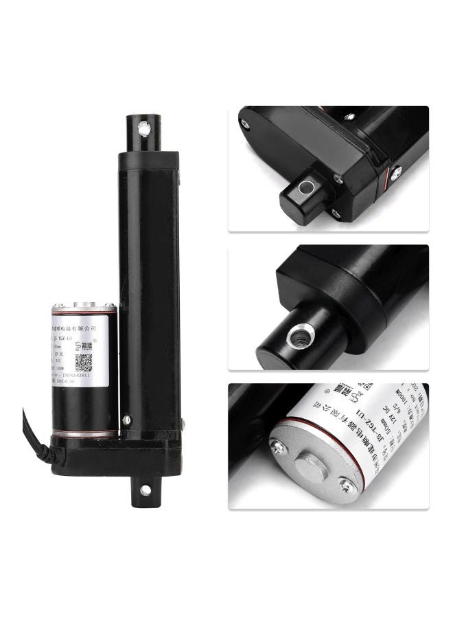 1000N Electric Motor Linear Actuator With Limit Switch JS-TGZ-U1 Black/Silver