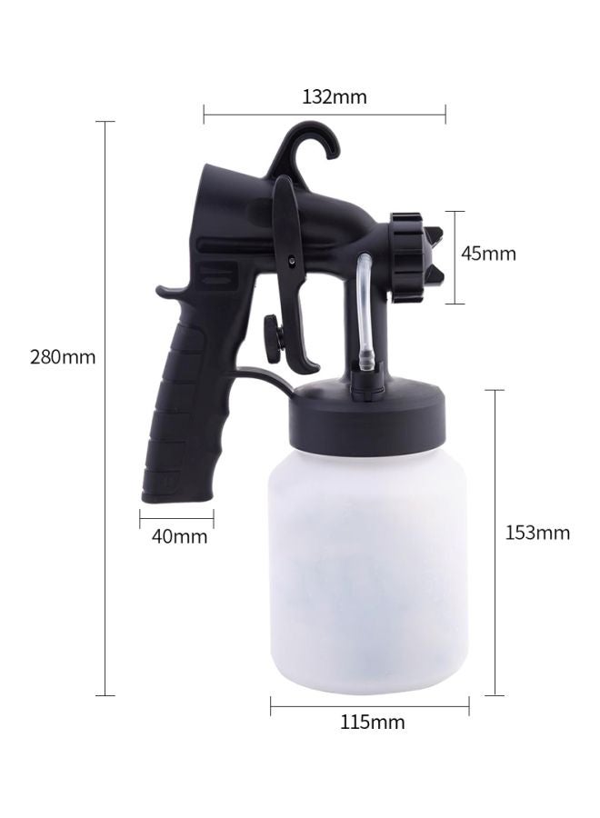 Electric Spray Gun Kit With US Plug Blue/Black/White 280x132mm - Image 4