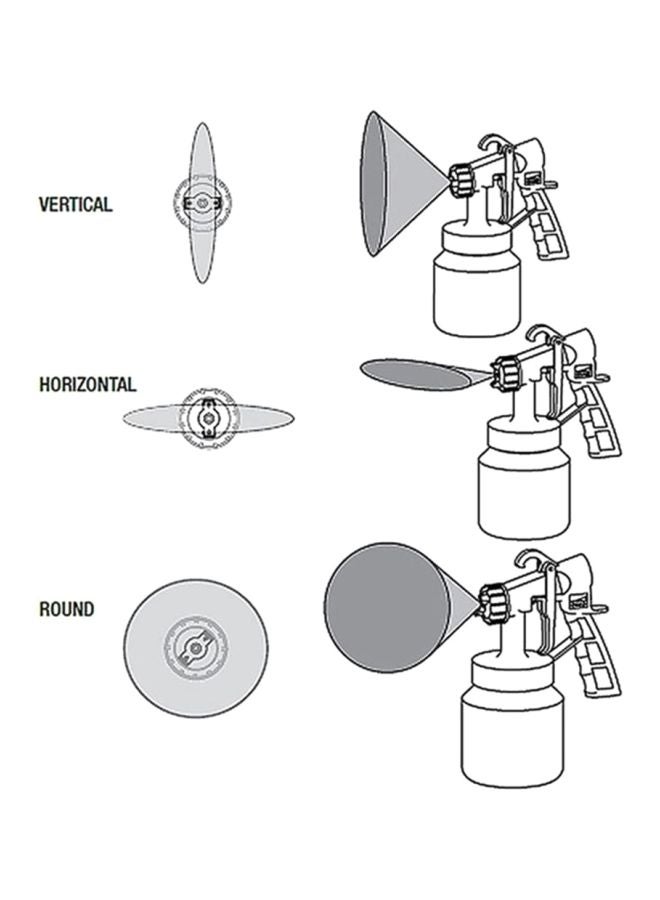 Electric Spray Gun Kit With US Plug Blue/Black/White 280x132mm - Image 5
