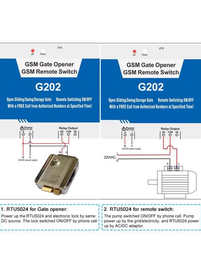 جهاز تحكم بالبوابات طراز G202 أسود/ أخضر/ رمادي - Image 4