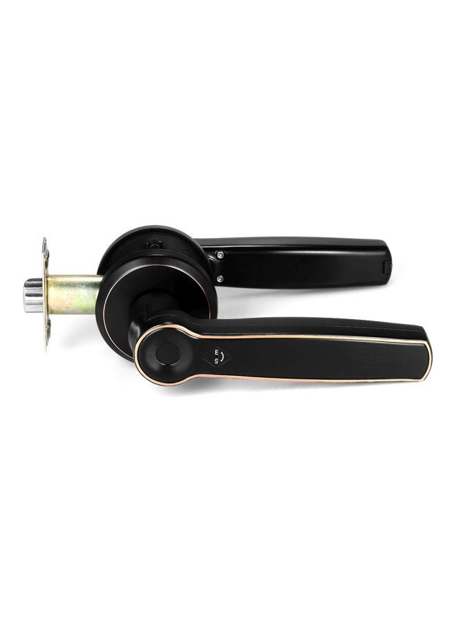 Biometric Fingerprint Handle Lock Black 150x65x25mm - Image 2