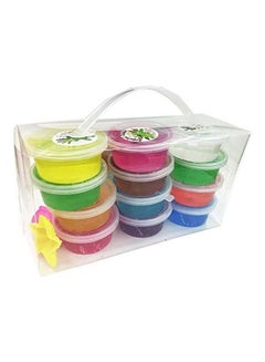 Box Of 12 Soft Slime Toy Magic Colorful Clay