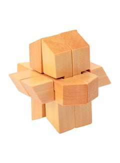 Toys Wooden Brain Teaser 9.7x9.7x9.7cm  - Image 1