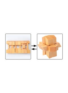 Toys Wooden Brain Teaser 9.7x9.7x9.7cm  - Image 2