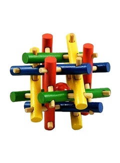 Toys Wooden Brain Teaser Toy ABC046 7x7x7cm  - Image 2