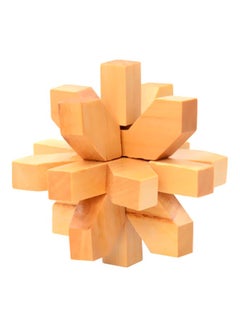 Toys Wooden Brain Teaser ABC050 7.5x7.5x7.5cm  - Image 1