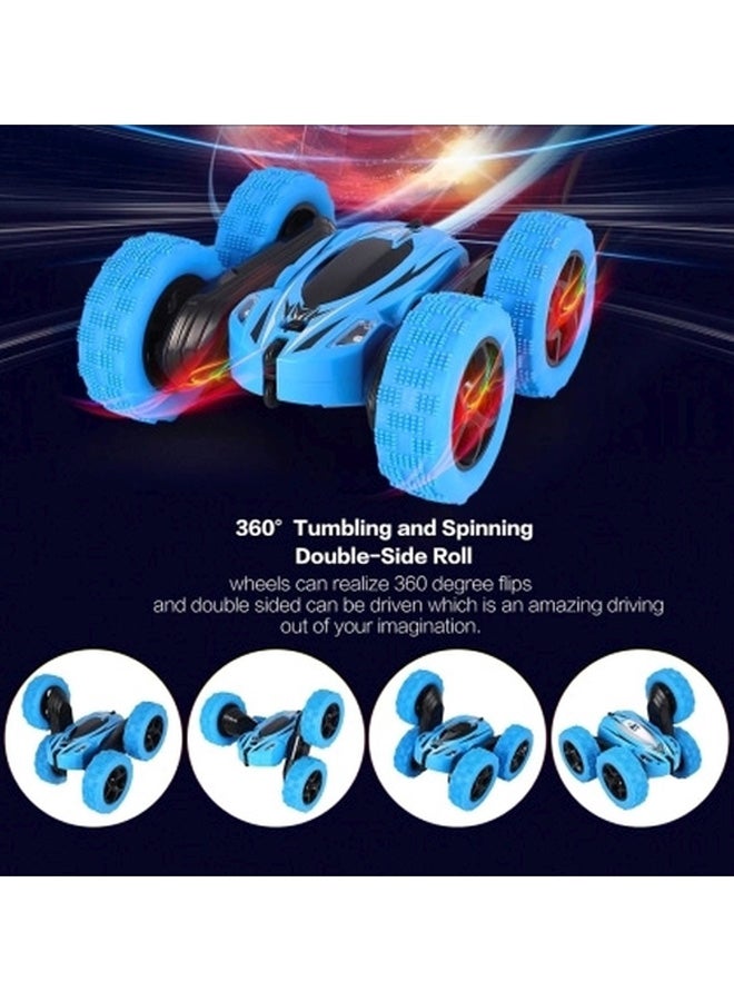 Remote Controlled 360° Tumbling And Spining Double-Side Roll Car For Kids