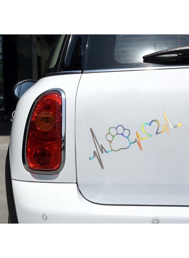 ملصق ليزر للسيارة بطبعة مخلب قطة. - Image 2