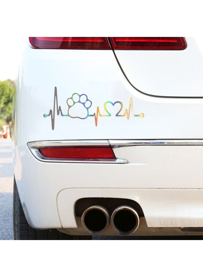 ملصق ليزر للسيارة بطبعة مخلب قطة. - Image 4