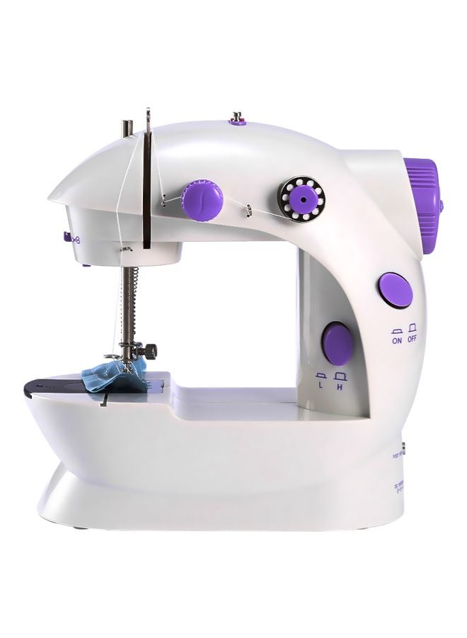 ماكينة خياطة كهربائية SM-202A أبيض/أرجواني/فضي - Image 1
