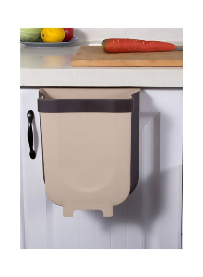 Plastic Trash Can Pink/Brown 28.6x17.5x25.3cm - Image 3
