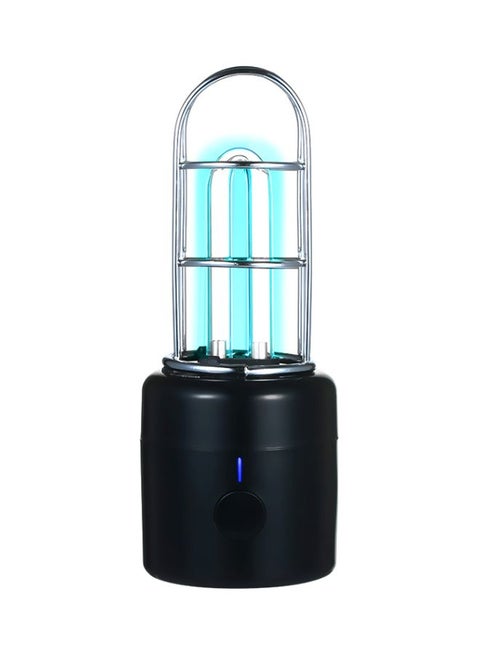 Portable UVC Sterilizing Lamp Black/Silver/Blue