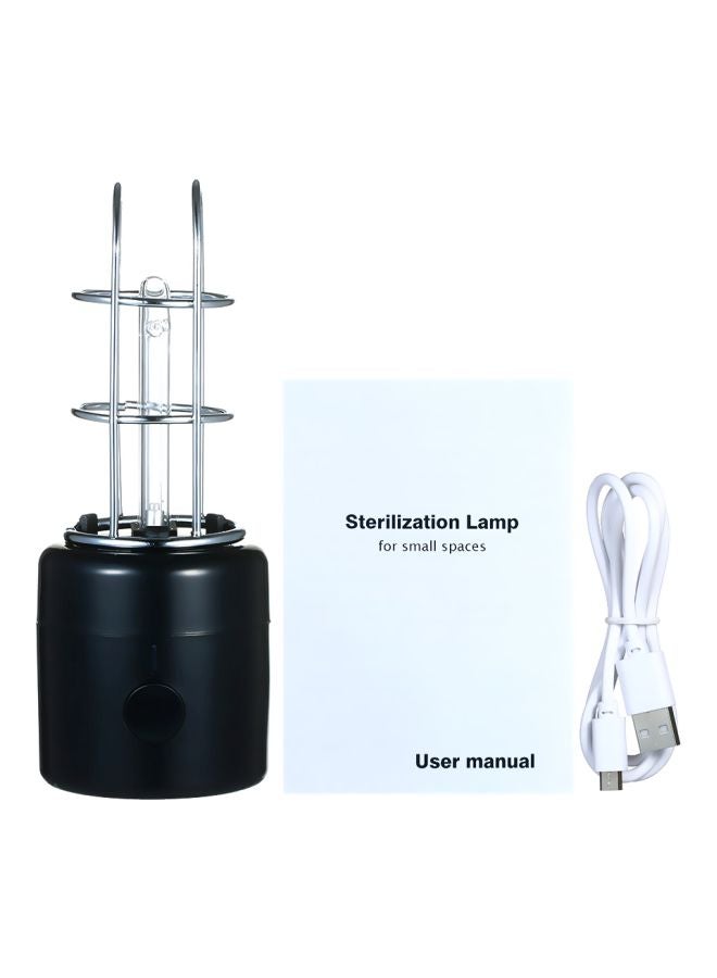 Generic - Portable UVC Sterilizing Lamp Black/Silver/Blue - Image 1