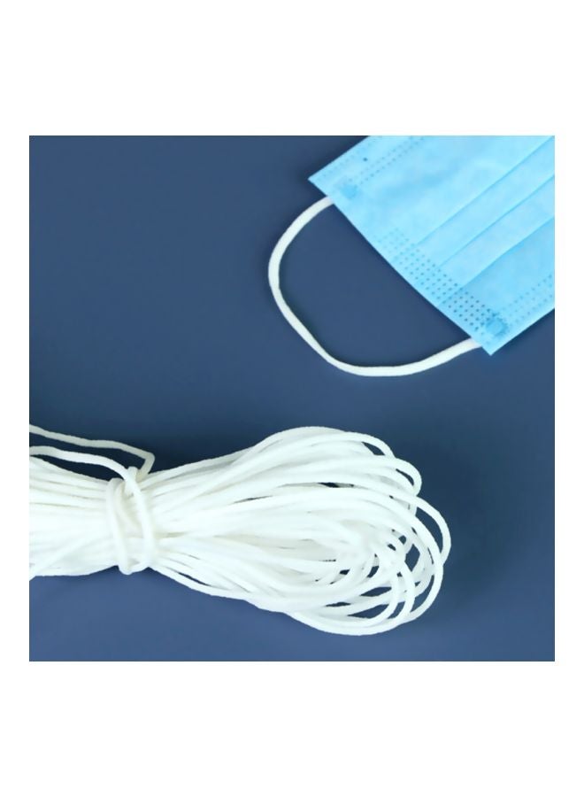 Elastic Rubber Rope White  - Image 4