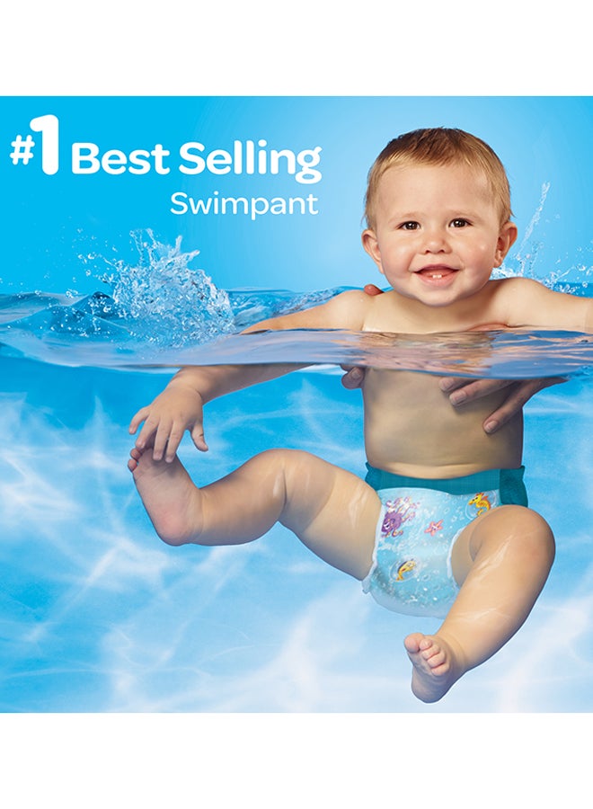 Huggies - Little Swimmer Disposable Swim Pants Diapers, 7 - 12 Kg, 12 Count - Small, Easy Open Sides - Image 1