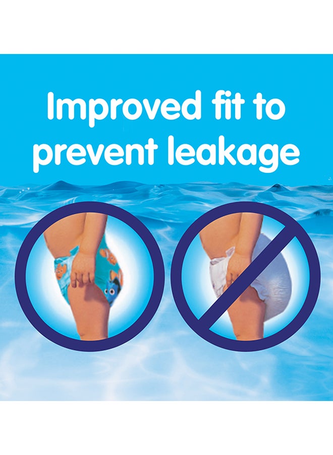 Huggies - Little Swimmer Disposable Swim Pants Diapers, 7 - 12 Kg, 12 Count - Small, Easy Open Sides - Image 1