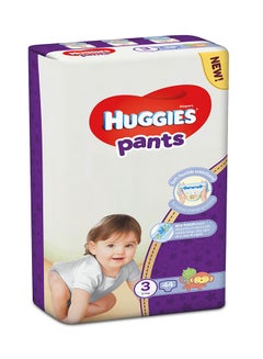 Huggies Extra Care Baby Pants Diapers, Size 3, 6 - 11 Kg, 44 Count - Easy On/Off, Cloud Soft Comfort  - Image 3