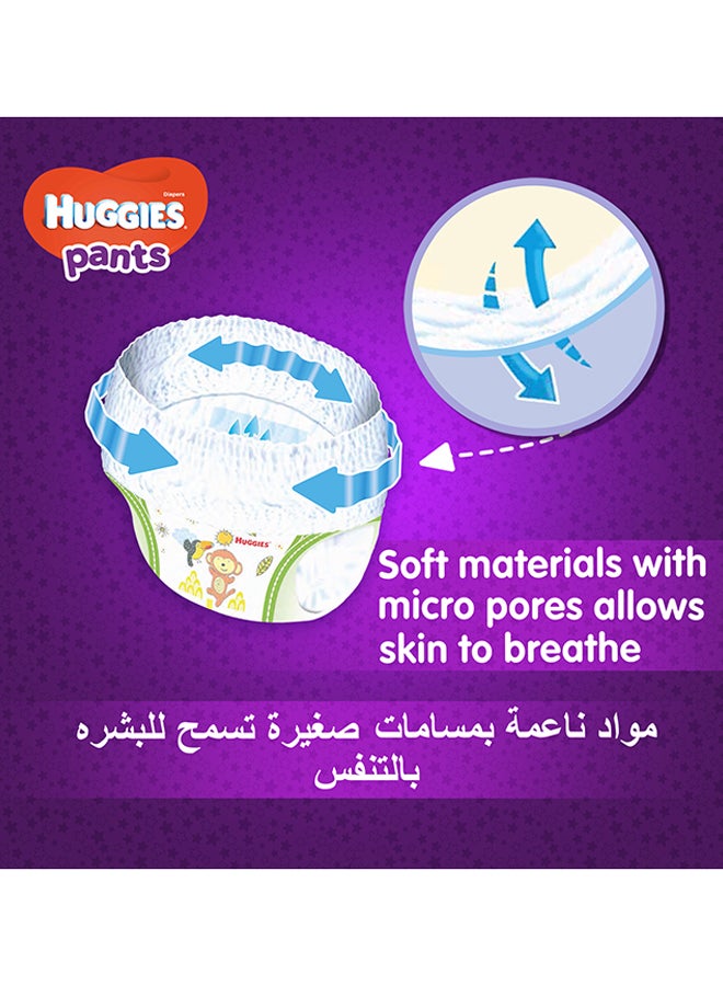 Huggies - Extra Care Baby Pants Diapers, Size 4, 9 - 14 Kg, 36 Count - Easy On/Off, Cloud Soft Comfort - Image 1