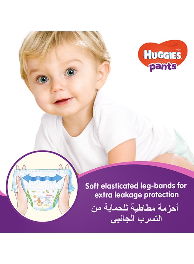 Huggies - Extra Care Baby Pants Diapers, Size 4, 9 - 14 Kg, 36 Count - Easy On/Off, Cloud Soft Comfort - Image 1