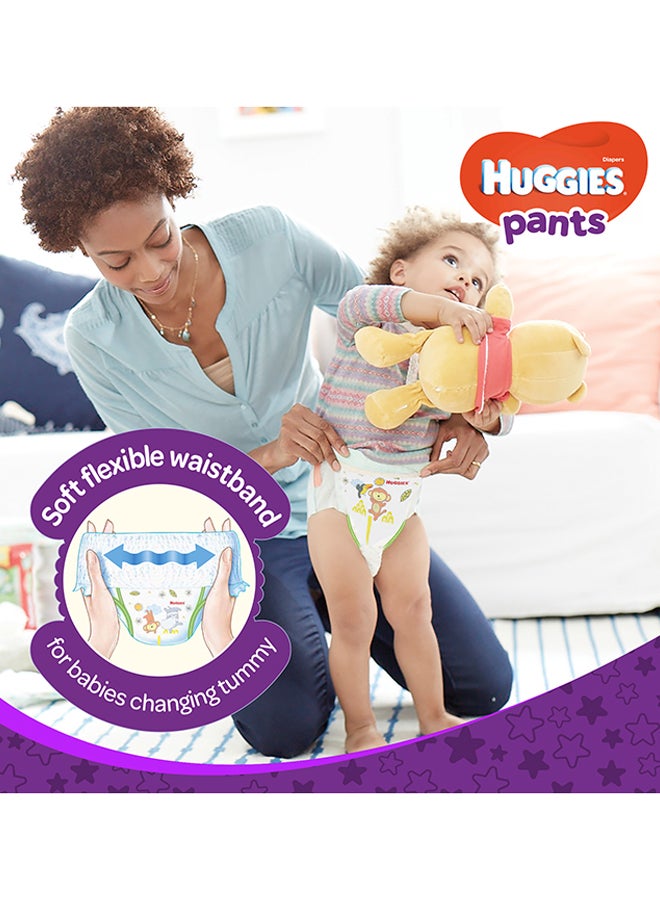 Huggies - Extra Care Baby Pants Diapers, Size 4, 9 - 14 Kg, 36 Count - Easy On/Off, Cloud Soft Comfort - Image 1